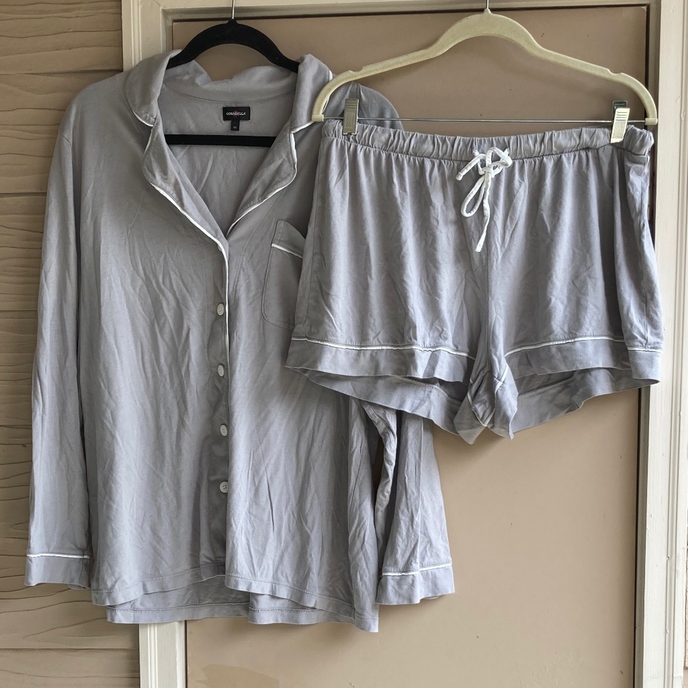 Cosabella Gray Pajama Set